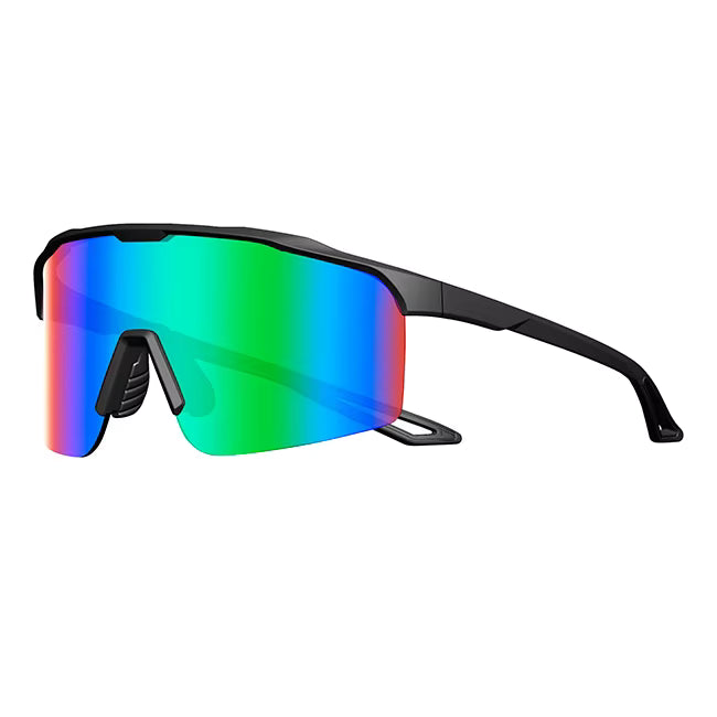 Sports Sunglasses TR90 Frame Mirror Polarized Lens Baseball,Cycling, Riding & Running Glasses