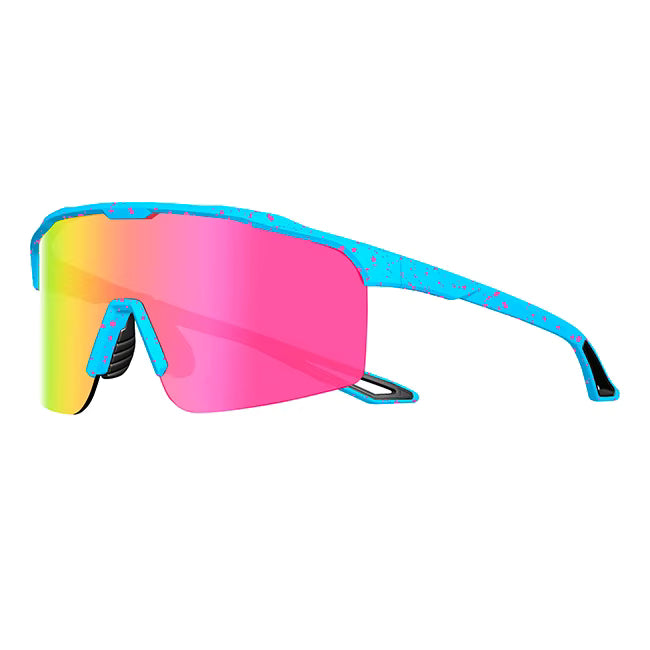 Sports Sunglasses TR90 Frame Mirror Polarized Lens Baseball,Cycling, Riding & Running Glasses