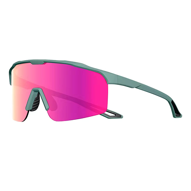 Sports Sunglasses TR90 Frame Mirror Polarized Lens Baseball,Cycling, Riding & Running Glasses